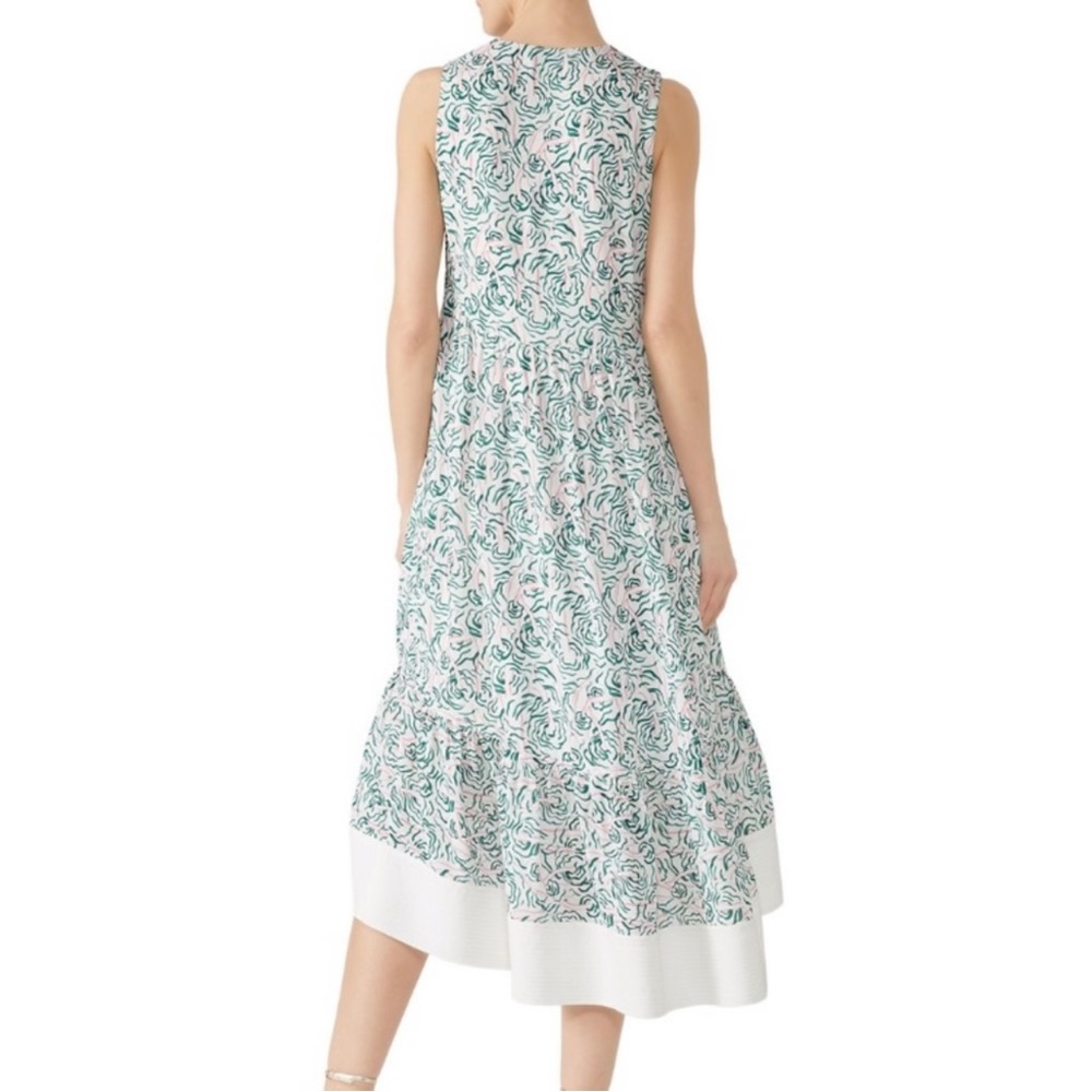 3.1 phillip lim stitched hem high low dress size 4 viscose C6 - Picture 2 of 9